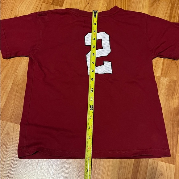 Nike Kids Red Indiana Tee - size 7 - Picture 5 of 5